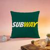 Trending SSubwayable Cushion Cover Premium SkinFriendly Pillow Case MultiPurpose for Home Office Travel