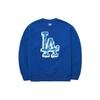 New MLB Base Logo Sweatshirts Unisex Blue 3AMTB0121-07BLD