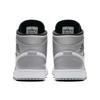 Jordan 1 Mid Серый Волк Черный Белый 554724-046