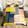 Пододеяльник с радужными полосками King Queen Visual Abstraction Комплект постельного белья Оптическая иллюзия Покрывало для одеяла Геометрическое одеяло Покрывало