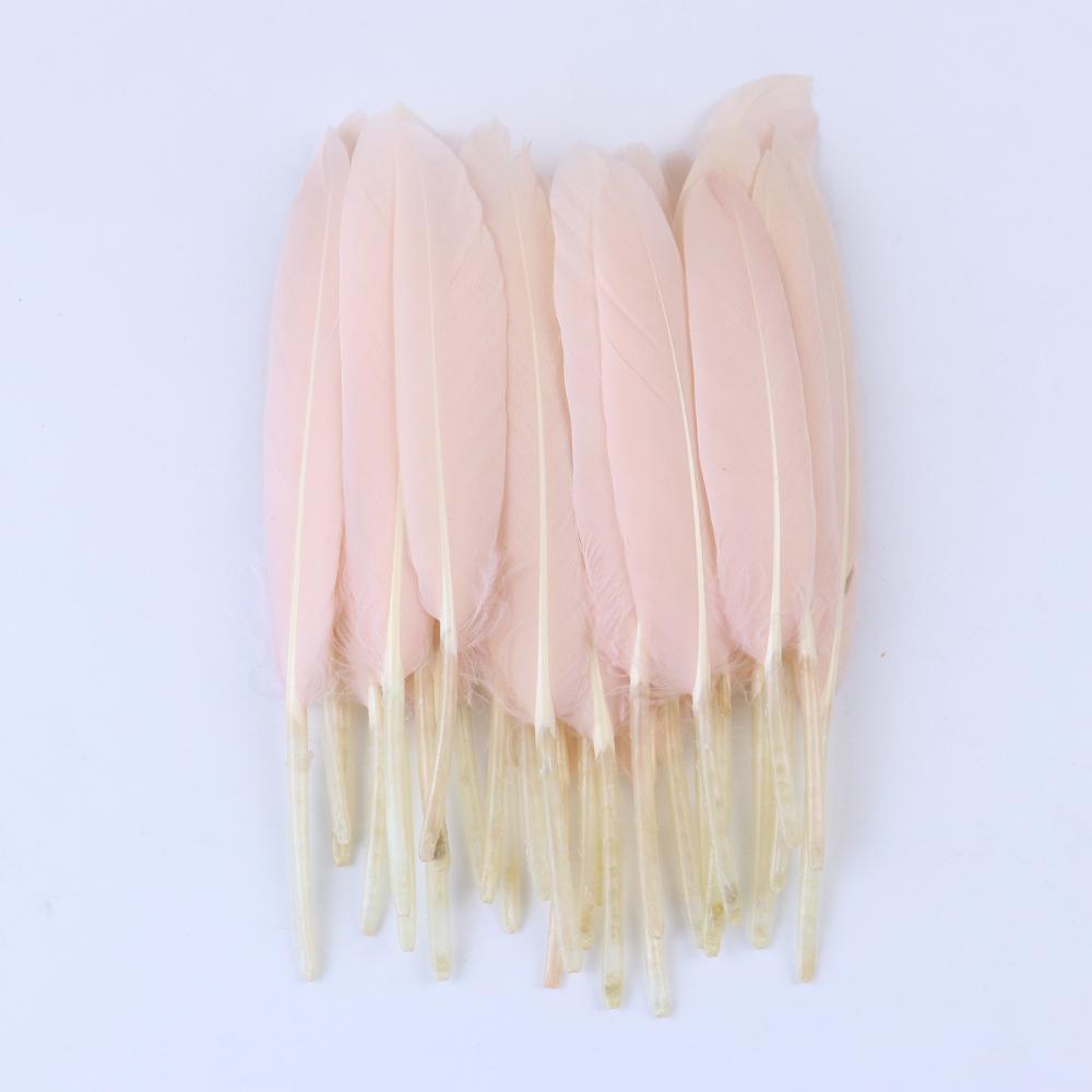 Colored Natural Goose Feather 4-6inch Bulk Feathers for Craft Jewelry Headress Wedding Party Carnival Plume Decoration