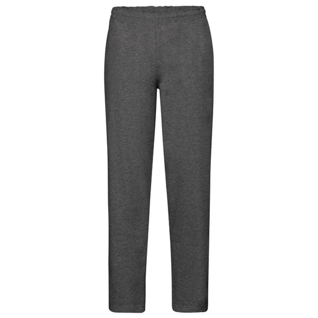Fruit of the Loom Unisex Adult Classic Heather Open Hem Jogging Bottoms