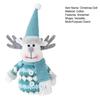 Рождественская кукла Синий снеговик Санта Клаус Олень Рождественская кукла Ручная работа Плюшевая