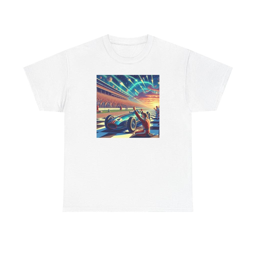 Retro Number 14 Winning Indy Roadster Tee, Vintage Car Racing T-Shirt, Classic