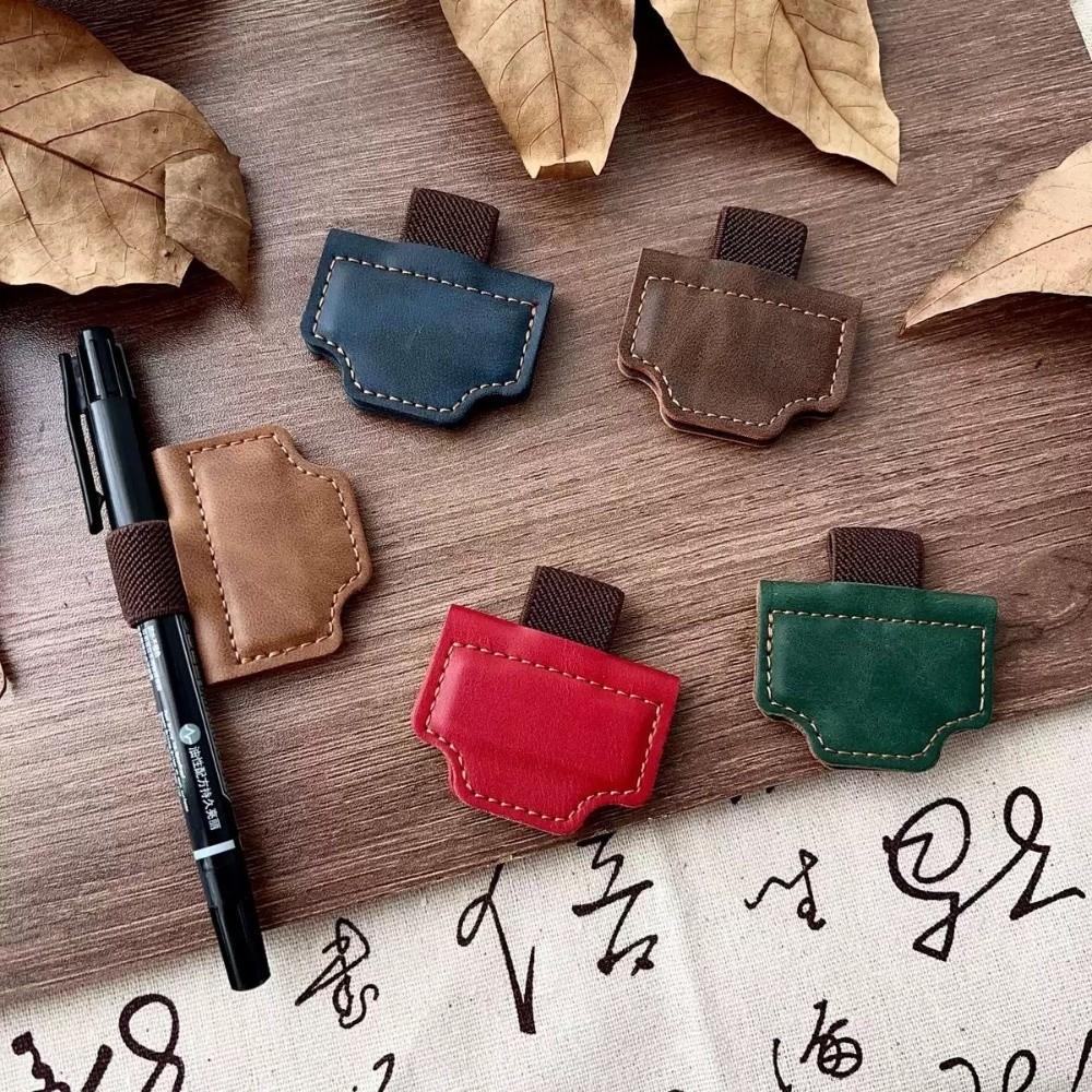 Magnetic Buckle Magnetic Leather Bookmark Multifunctional Magnetic Page Clips For Bookworm