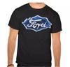 FORD CAR FINGER PICTURE LOGO Black T-shirt -852-