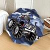 1pc Monster Truck Camouflage Pattern Umbrella with Plastic Handle,Suitable for All Seasons Home Travel Outdoor UmbrellaDD633