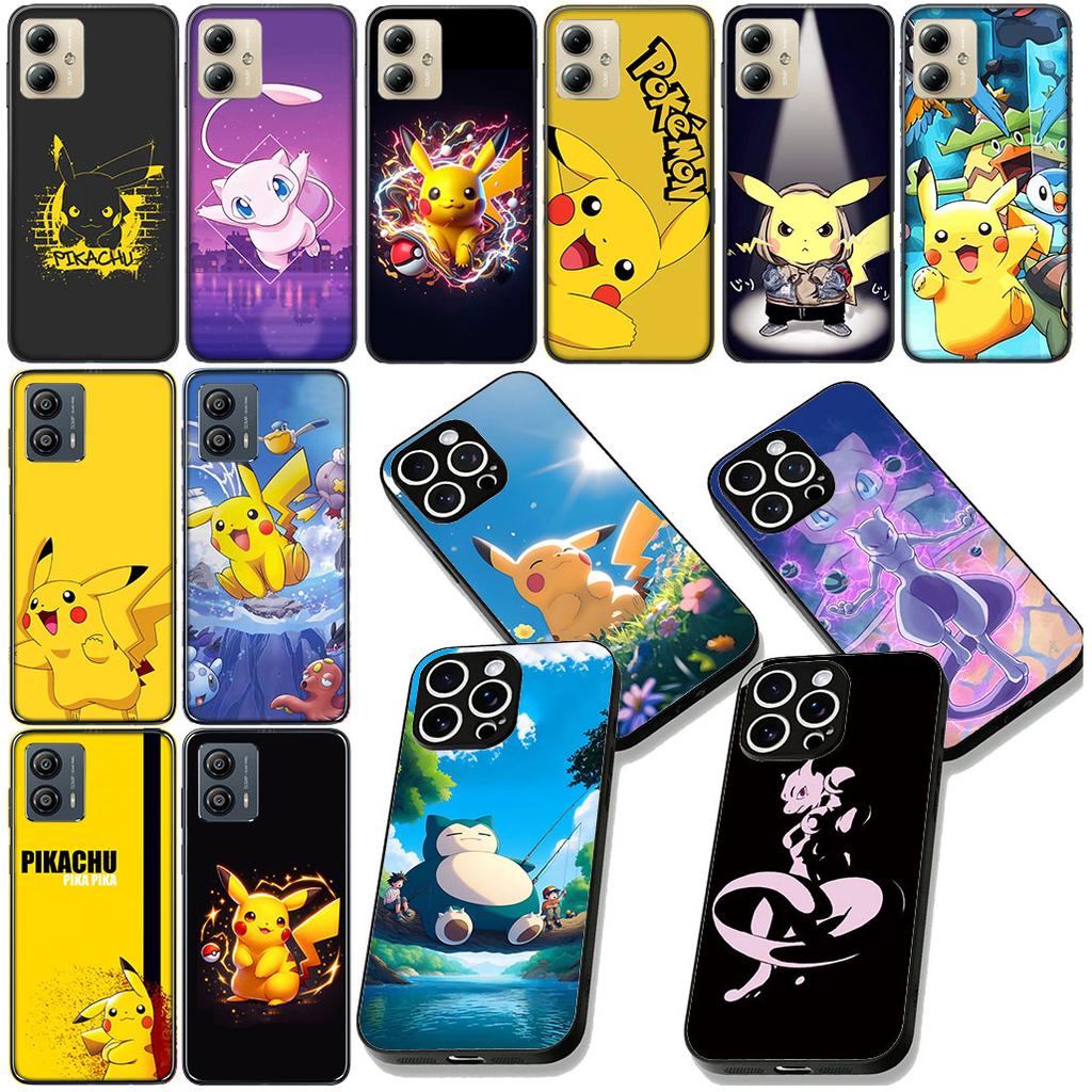 P-Pokemons GO P-Pikachus Mewtwo Phone Case for Samsung Galaxy S22 S21 S20 FE Ultra Plus A35 A36 A37 A33 A34 A04 A71 Cover Casing