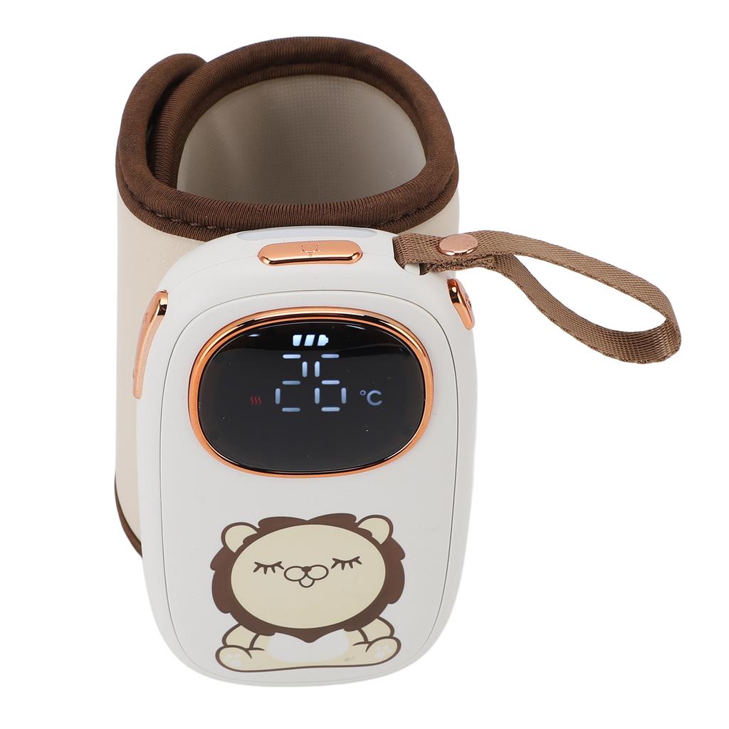 Baby Bottle Warmer Constant Temperature Portable Milk Bottle Heating Sleeve for Travel USB Charging