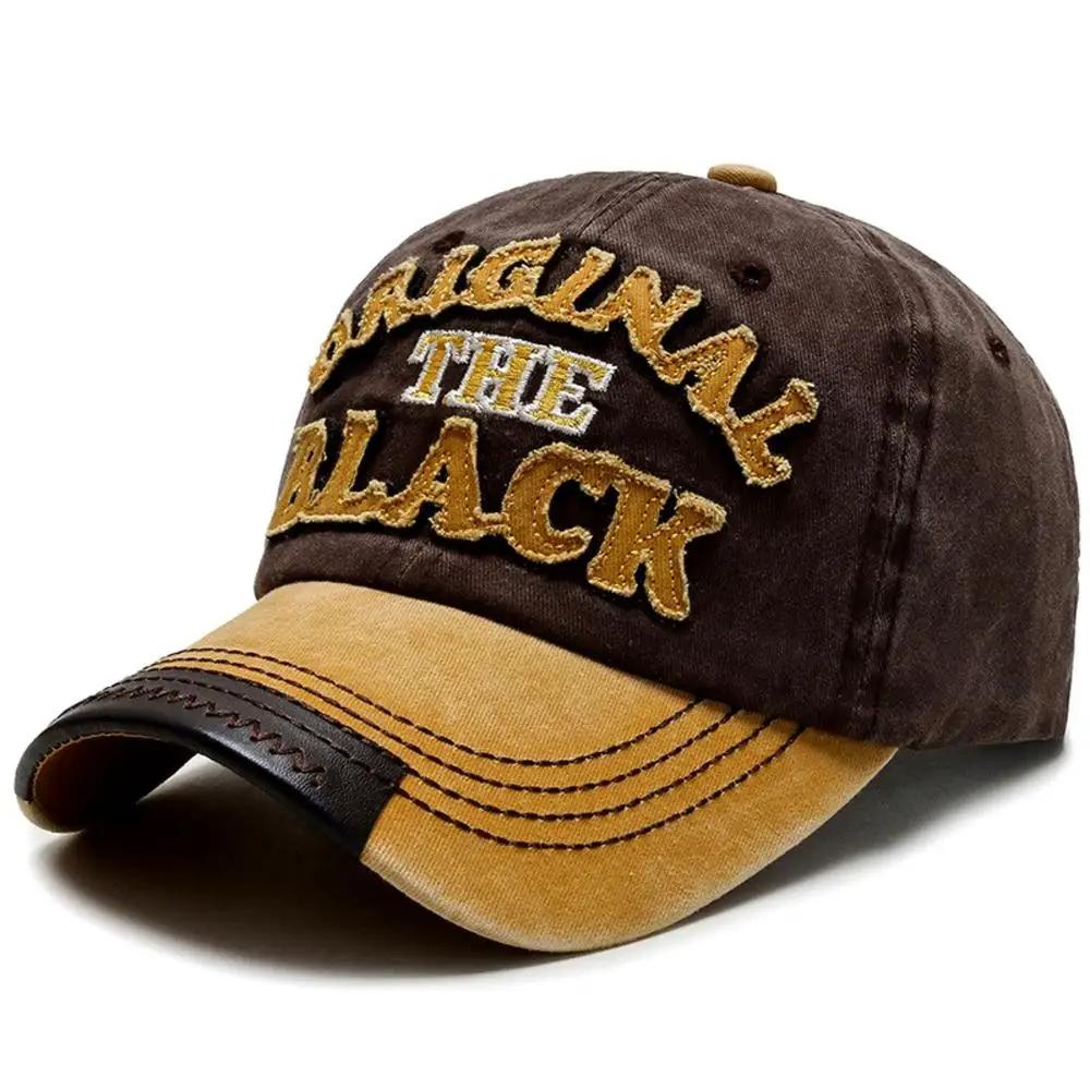 Хлопковая Бейсболка с Вышивкой Буквы W, Кепка Snapback, Кепка-Козырек, Шляпа, Потертая, Ношеная, Прилегающая Кепка Для Мужчин, Индивидуальные Кепки 2023