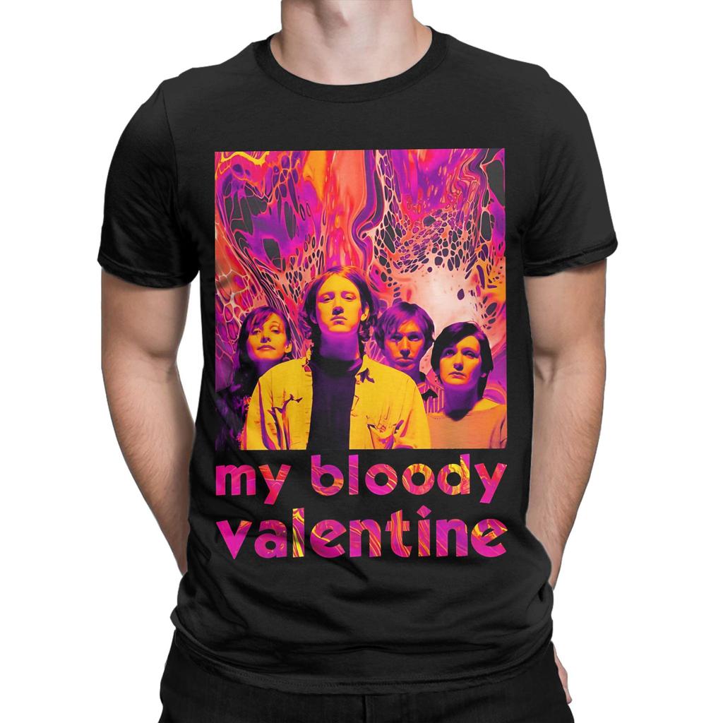 My Bloody Valentine colorful Novelty Graphic 100 Cotton TShirt My Bloody Valentine Tees Tops For Unisex