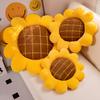 Искусственный Натуральный Цветок Подсолнух Плюшевая Кукла Подушка Желтая Реалистичная Цветок Плюшевая Подушка Супер Мягкая Подарок на День Рождения Для Девочек