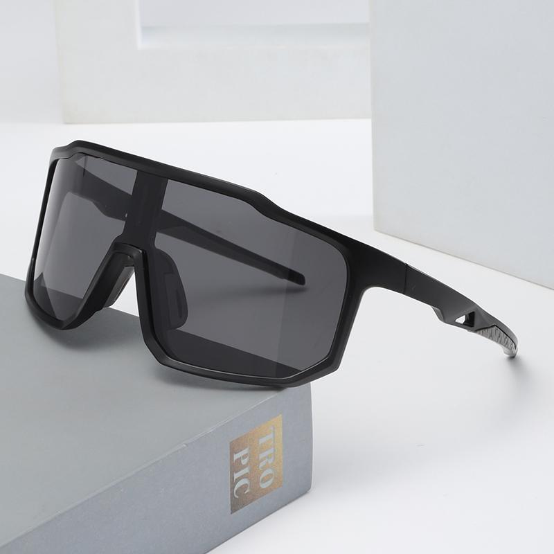 Men And Women Outdoor Sports Sunglasses Large Frame Bicycle Sunglasses New Uv Anti-light Glasses  66310