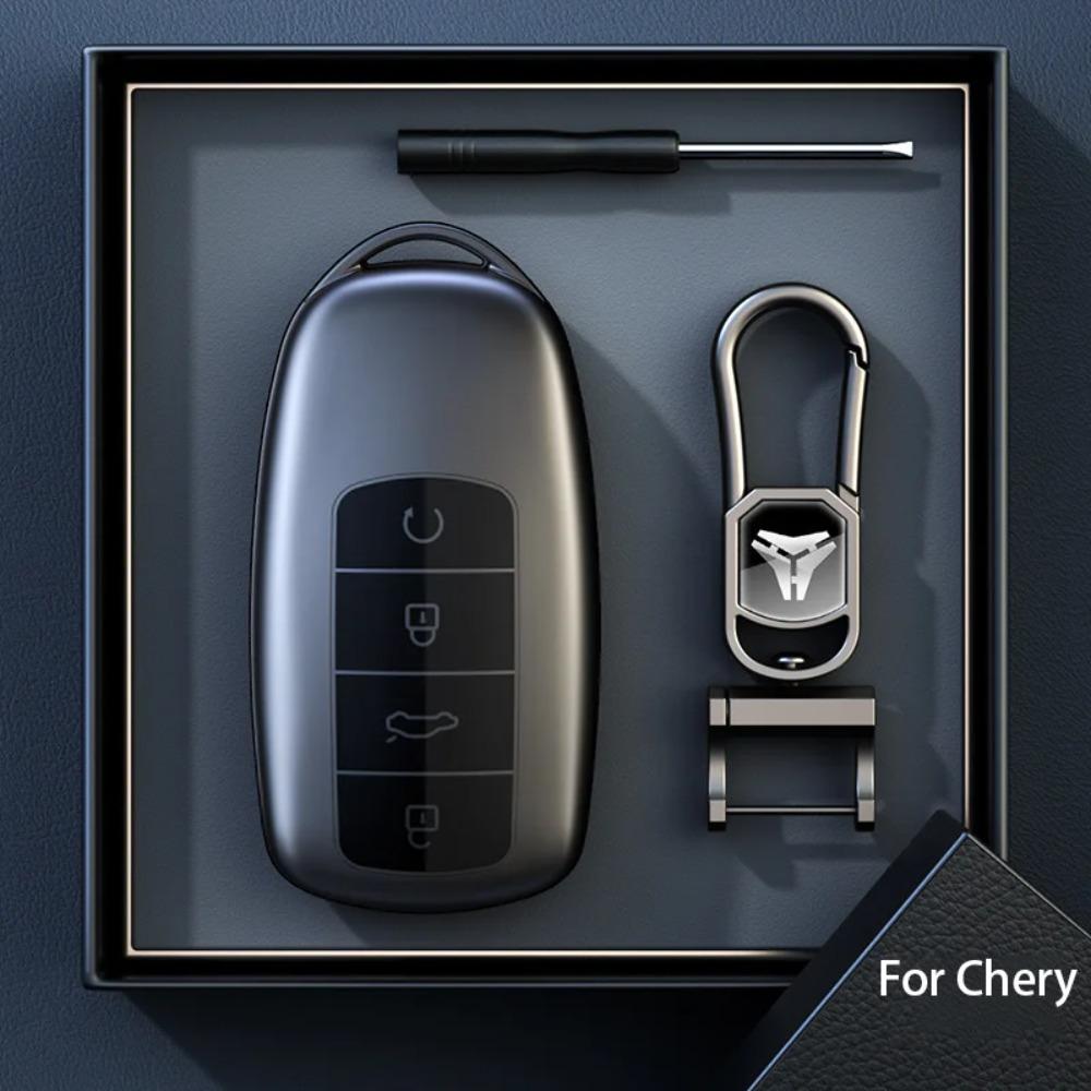 Титановый серый для Chery Tiggo 8 Pro Tiggo 8plus New 5 Plus 7pro Chery Tiggo 7 Pro Max Omoda C5 Чехол-протектор для ключа автомобиля