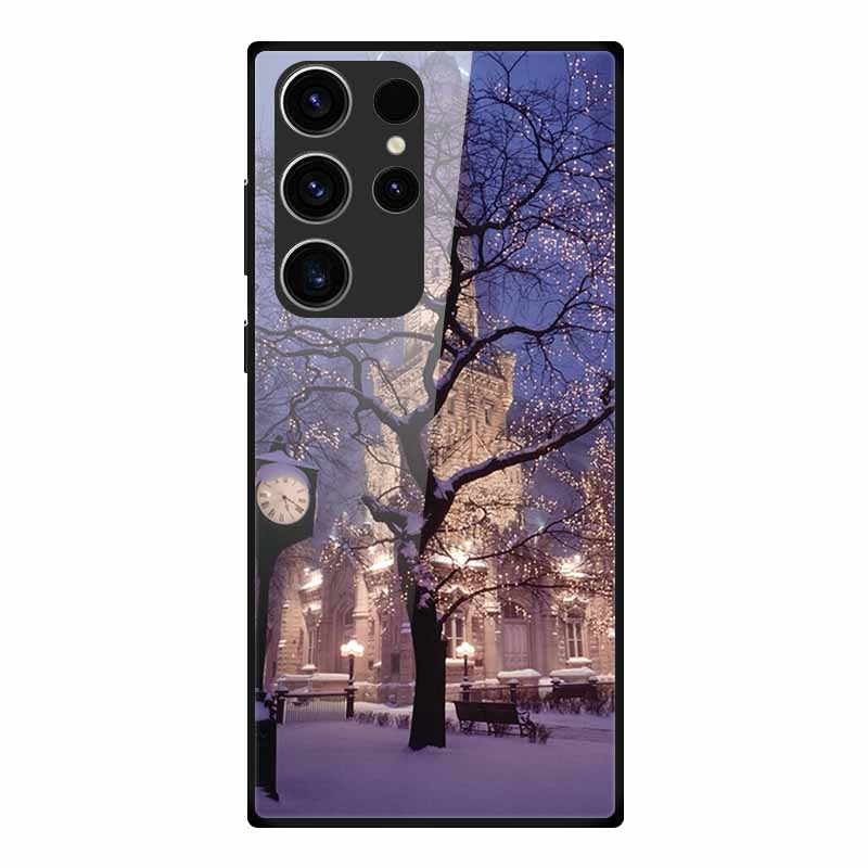 Чехол для телефона Samsung S23 Ultra Задняя крышка Чехол Закаленное стекло Мягкий Funda Для Samsung Galaxy S23 Plus Чехол S 23 + Ultra Coque
