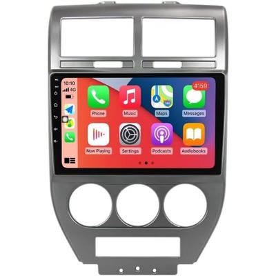 Автомобильное стерео радио Android 12 для Jeep Compass 1 MK 2006-2010 Navi GPS 2Din мультимедийный проигрыватель Viedo головное устройство CarPlay