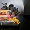 Sleeping Dragon Bookshelf Decor 3D Printed Dragon Figurine Book Nook Sleeping Dragon Shelf Decoration for Book Lovers And Fantasy Enthusiasts