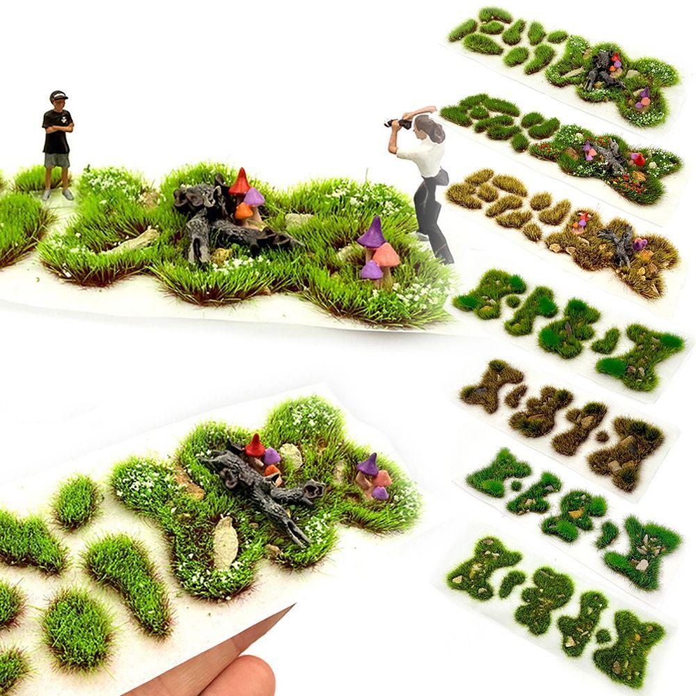 DIY Accessories Mini Grass Clusters Multicolor Sand Table Scenes Model Sand Table