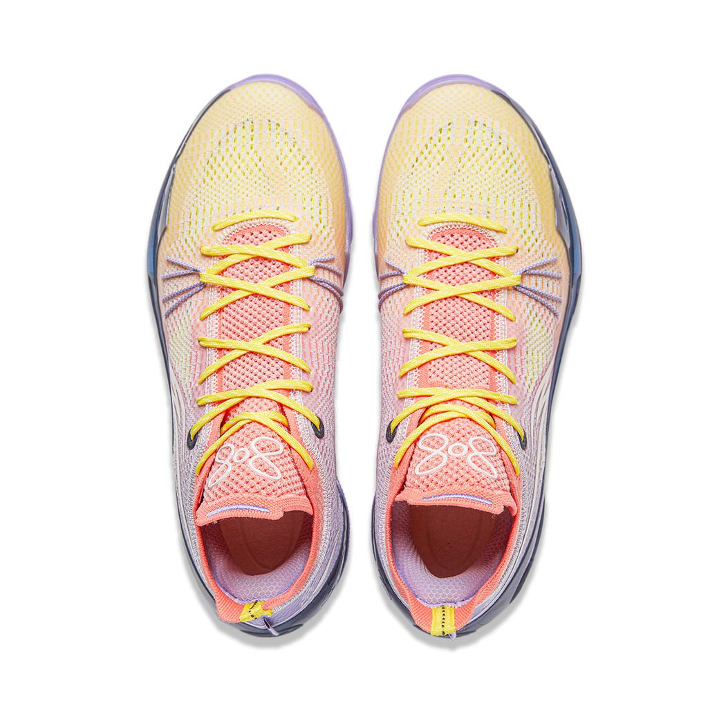 New LINING Wade 808 3 Basketball Shoes Men Low Top Bright Yellow/Red Coral Pink/Vero Rose Purple ABAU047-4