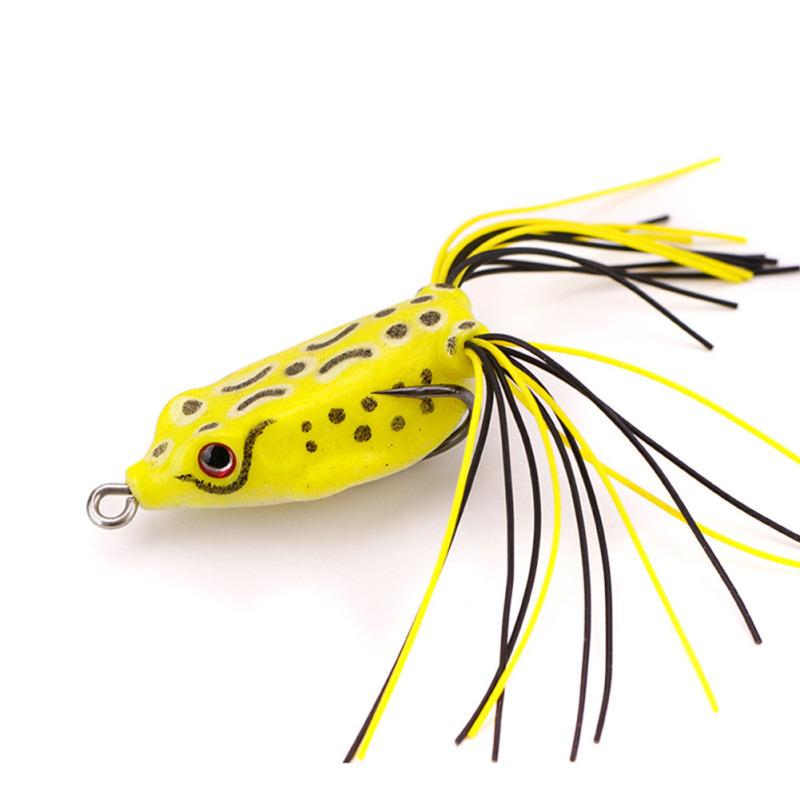 1 упаковка, мягкая рыболовная приманка в виде лягушки, бионические приманки Thunder Frog с двойным крючком, рыболовные принадлежности