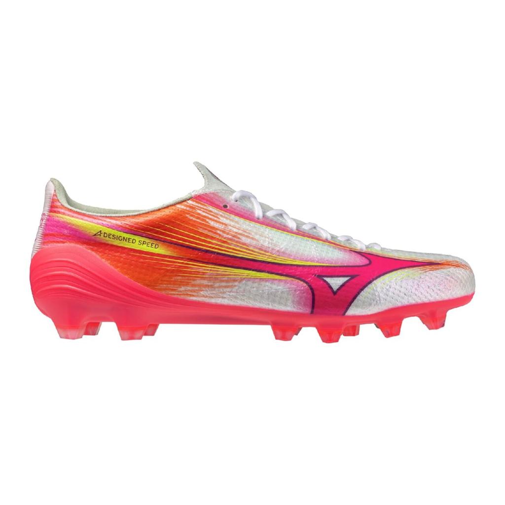 Mizuno Футбольные бутсы ALPHA 3 ELITE для твердого покрытия Ультралегкие Мужские Женские Белый/Розовый 26,0 см 2E