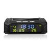 Newest Car USB Solar Charge Smart Digital Clock Calendar Time Temperature LED Display Automobile Interior Accessories Auto Start