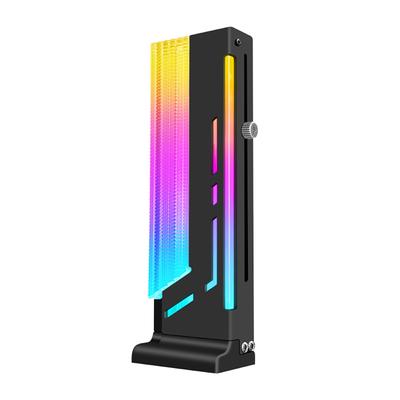 Светодиодный RGB держатель для GPU Кронштейн для видеокарты-райзера Регулируемая нескользящая поддержка