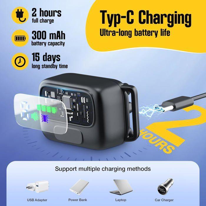 Ошейник Антилай - MASBRILL - Перезаряжаемый - 3 Режима - 7 Уровней Чувствительности - HD Экран