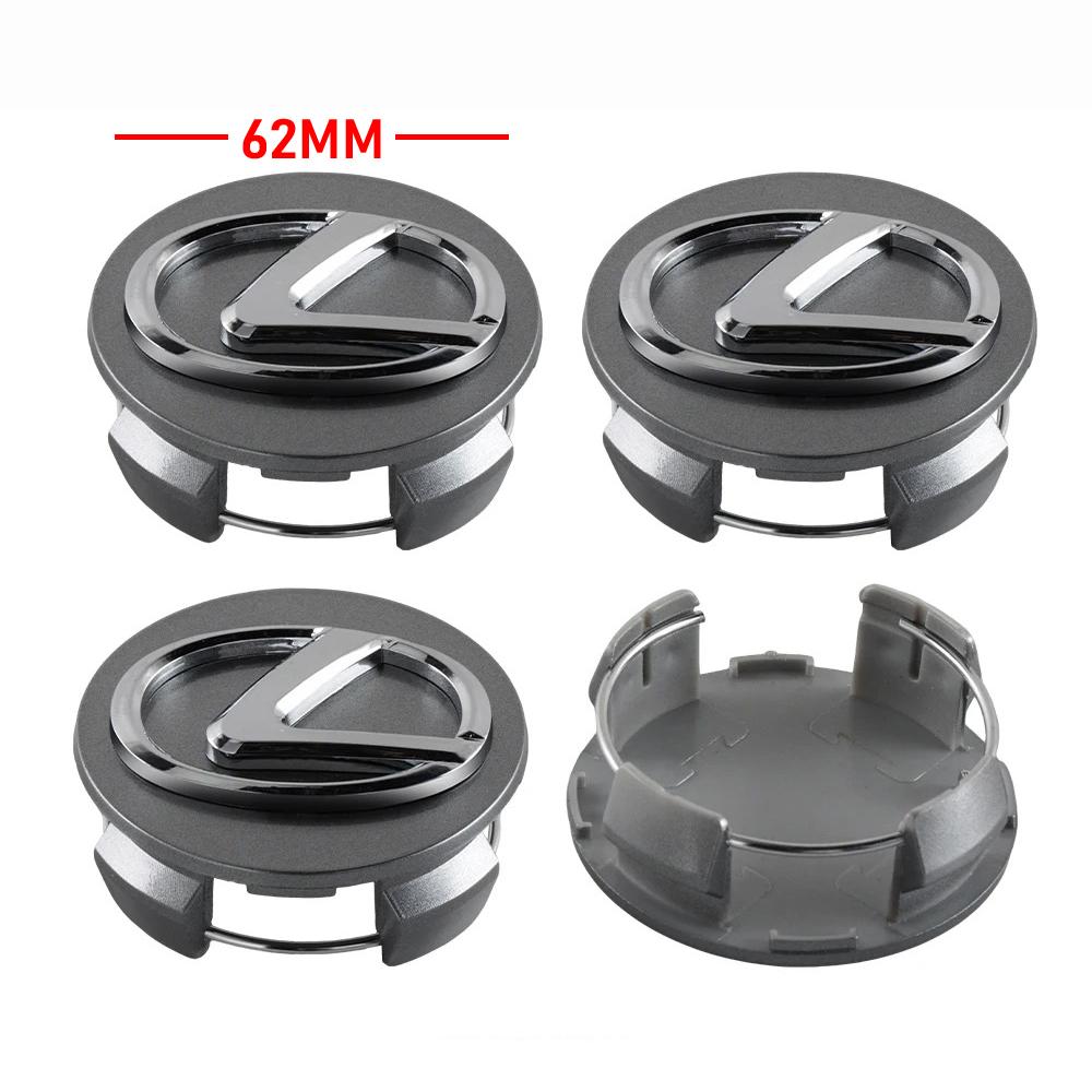 SKIA7 4Pcs 62MM For Lexus LS IS350 ES300h ES300 IS250 IS220d NX350h Car Styling Wheel Center Cap Emblem Hub Covers Outside Accessories