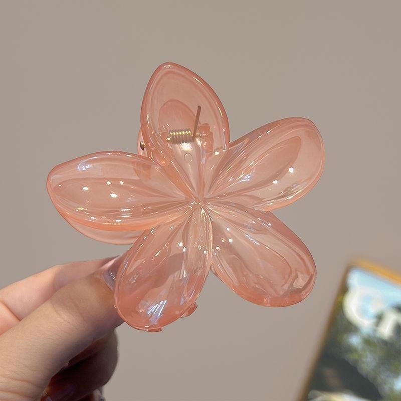 Модная принцесса цветок заколка для волос корейская большая заколка для волос краб зажим винтажный женский конский хвост акула зажим головной убор аксессуары для волос