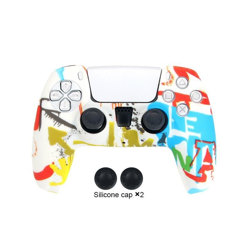 DATA FROG Противоскользящий силиконовый чехол, защитный чехол для кожи для Playstation 5, защитный чехол для контроллера PS5, аксессуары для геймпада