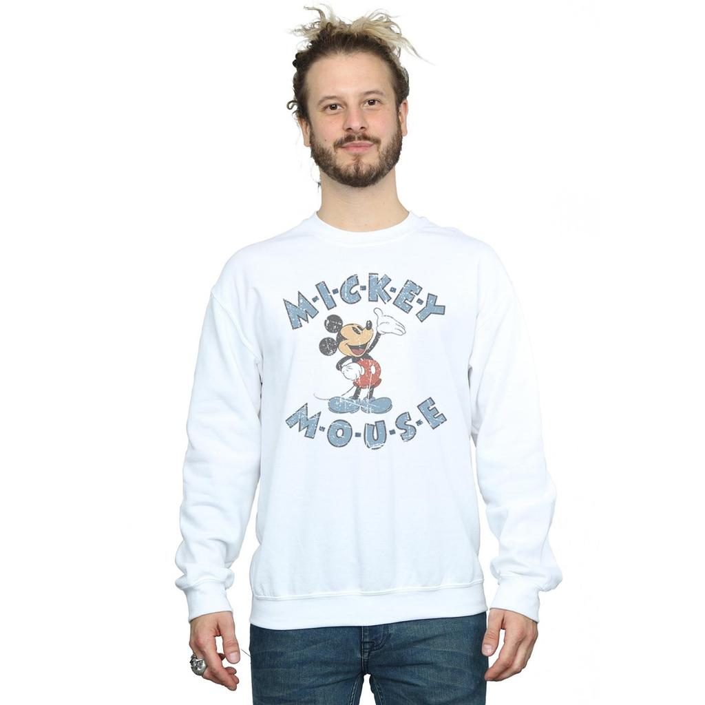 Disney Mens Mickey Mouse Dash Sweatshirt