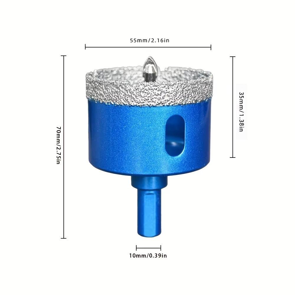 Diamond Coated Tile Drill Bit Hex Shank Drill Bit Durable Diamond Hole Saw  Glass Tile