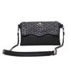 Sexy Women PU Leather Skull Handbag Shoulder Bag Woman Sexy Chains Female Bag Black Skeleton Rivet