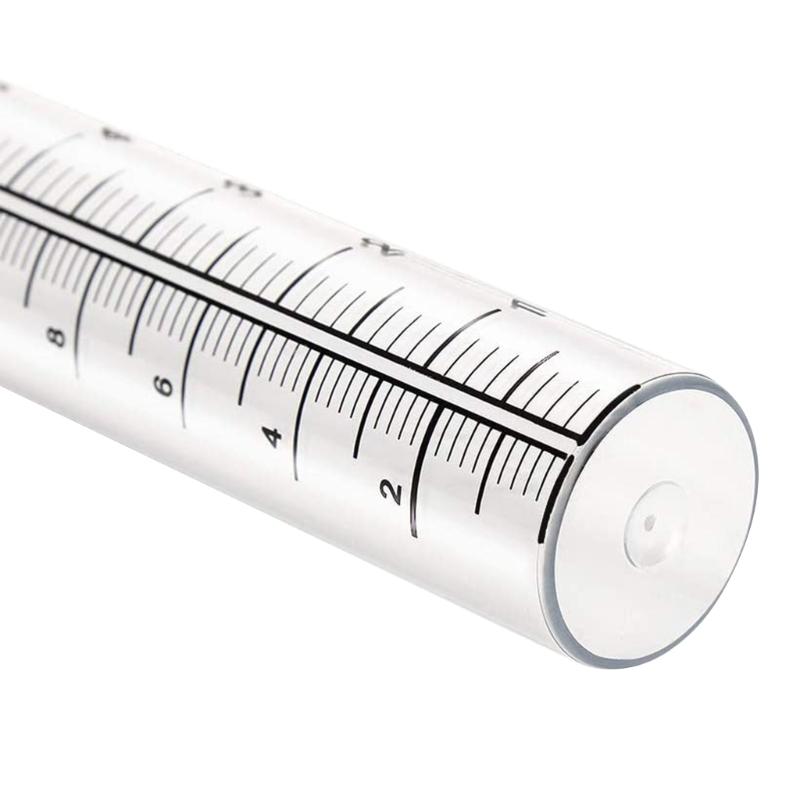 Дождемеры уличные 7/8 дюйма большой вместимости, уличные дождемеры легко читаемые, подходят для двора, газона, сада, забора