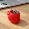 Childlike Room Decoration Accessories Strawberry Shape Storage Container, 3D Printed Cute Fruit Shaped Desktop Organizer Holder for Stationery