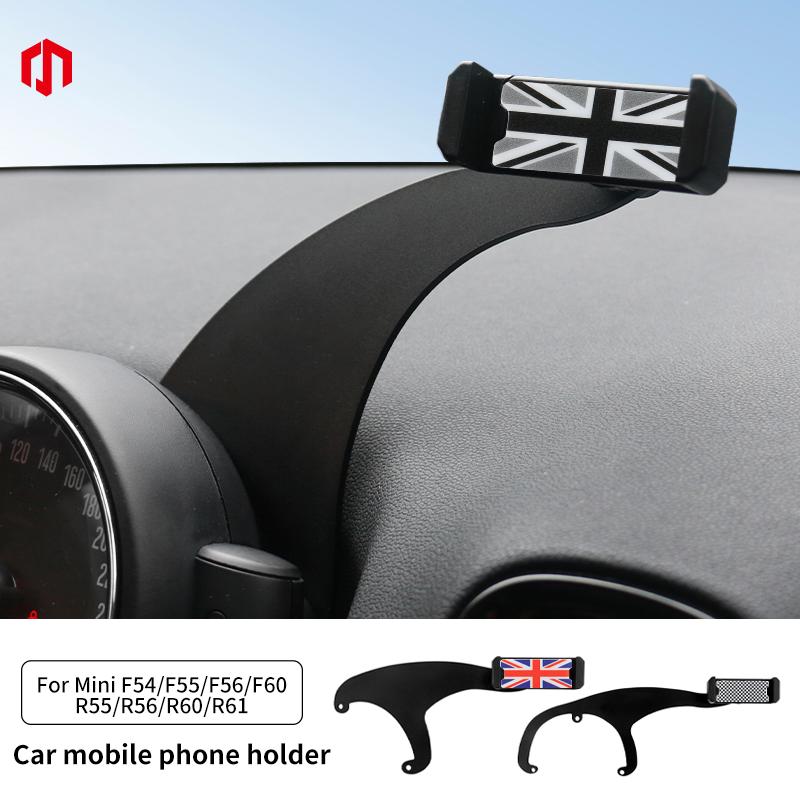 Для Mini Cooper R56 R55 R60 R61 F54 F55 F56 F60 Countryman Clubman Держатель для мобильного телефона зажим Крепление для GPS-навигатора в автомобиле Поворотный зажим