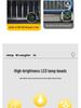 Светодиодные дневные ходовые огни RGB для решетки радиатора Jeep Wrangler JL 18-23 с 7-цветным управлением через приложение