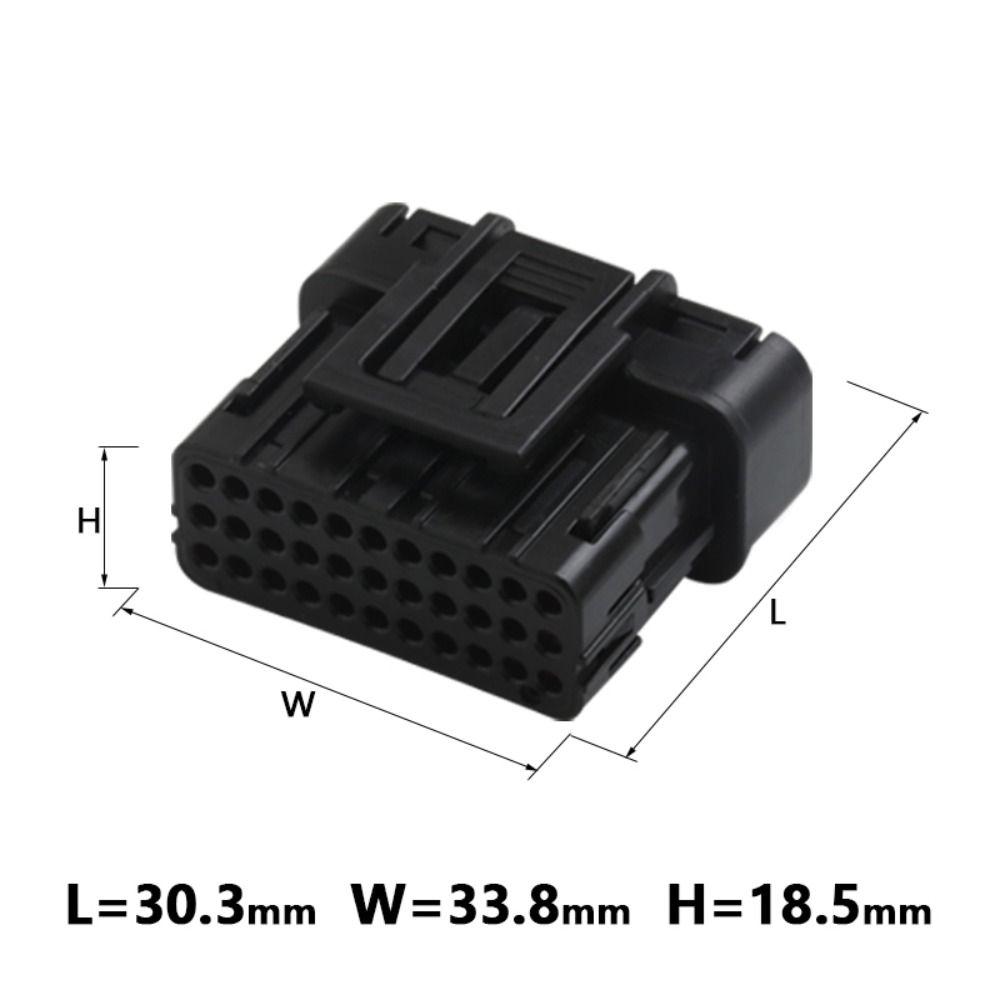 0.6mm ECU Male Female 33 Pin Way Electrical Wire Durable Auto Plug Pin Connector