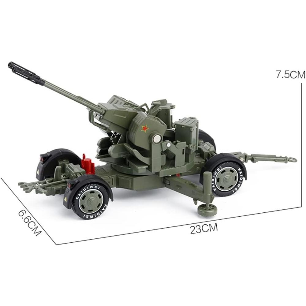 1/35 откатной автомобиль, противополетная пушка, зенитная пушка, двойной бегун, миномет, запуск ракеты, военная модель из сплава, детская игрушечная машина, литые под давлением металлические автомобили, игрушки