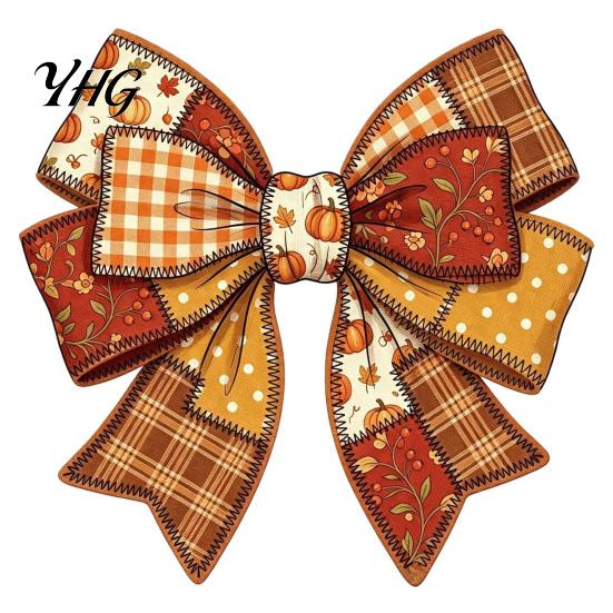 Rustic Country Home Decor Vintage Patchwork Wooden Hanging Sign, Style Wall Farmhouse Art with Hemp Rope for Door Fireplace, Autumn Decoration Indoor