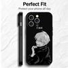 Аниме Инумаки Тоге JUJUSU Мягкий чехол для телефона для iPhone 16 16E 17 Air 15 Pro Max 14 Plus 13 Mini 11 12 7 Черная задняя крышка