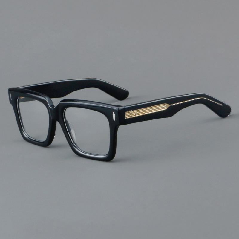 Top Quality Men Retro Square Glasses Frame Designer Acetate Optical Eyewear Reading Presbyopia Eyeglasses