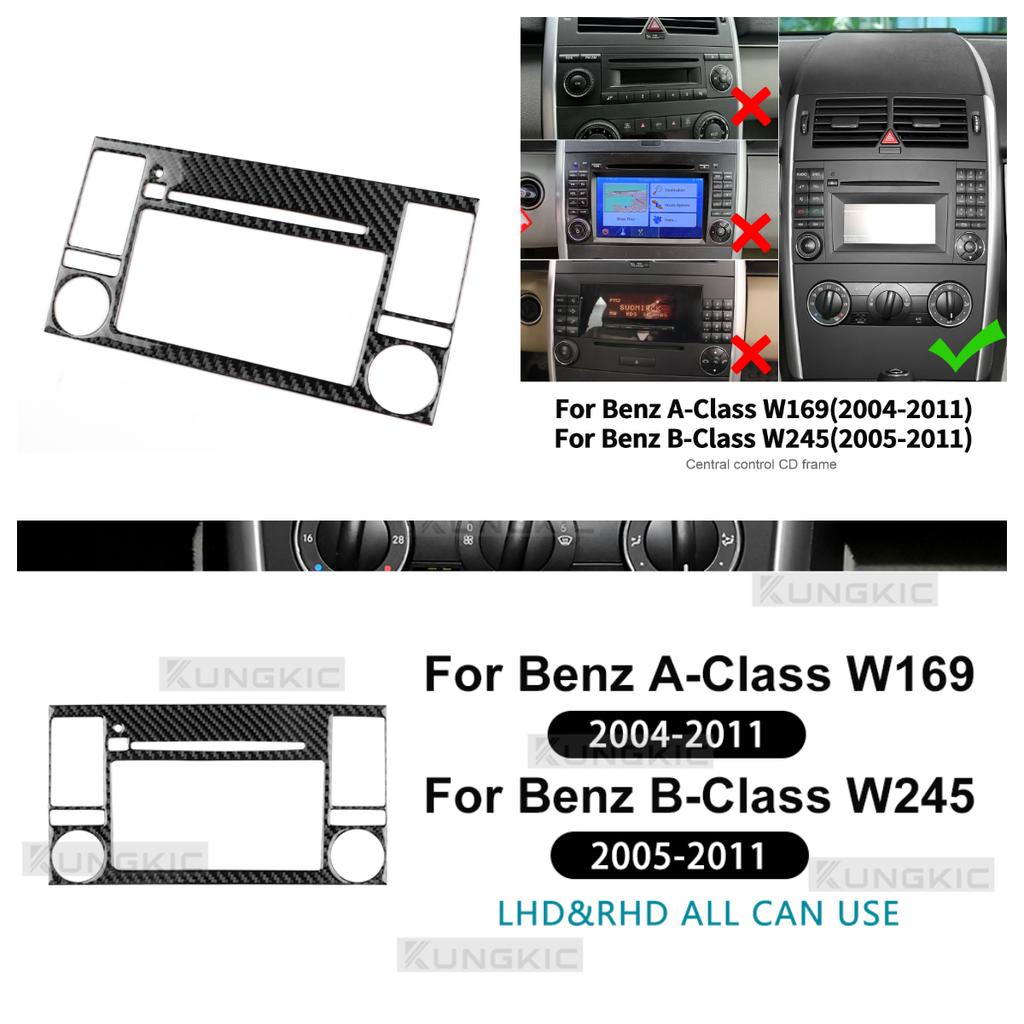 Real Soft Carbon Fiber For Mercedes Benz A B CLASS W169 W245 2004 2005 2006 2007 2008 2009 2010 2011 Kit Available Sticker