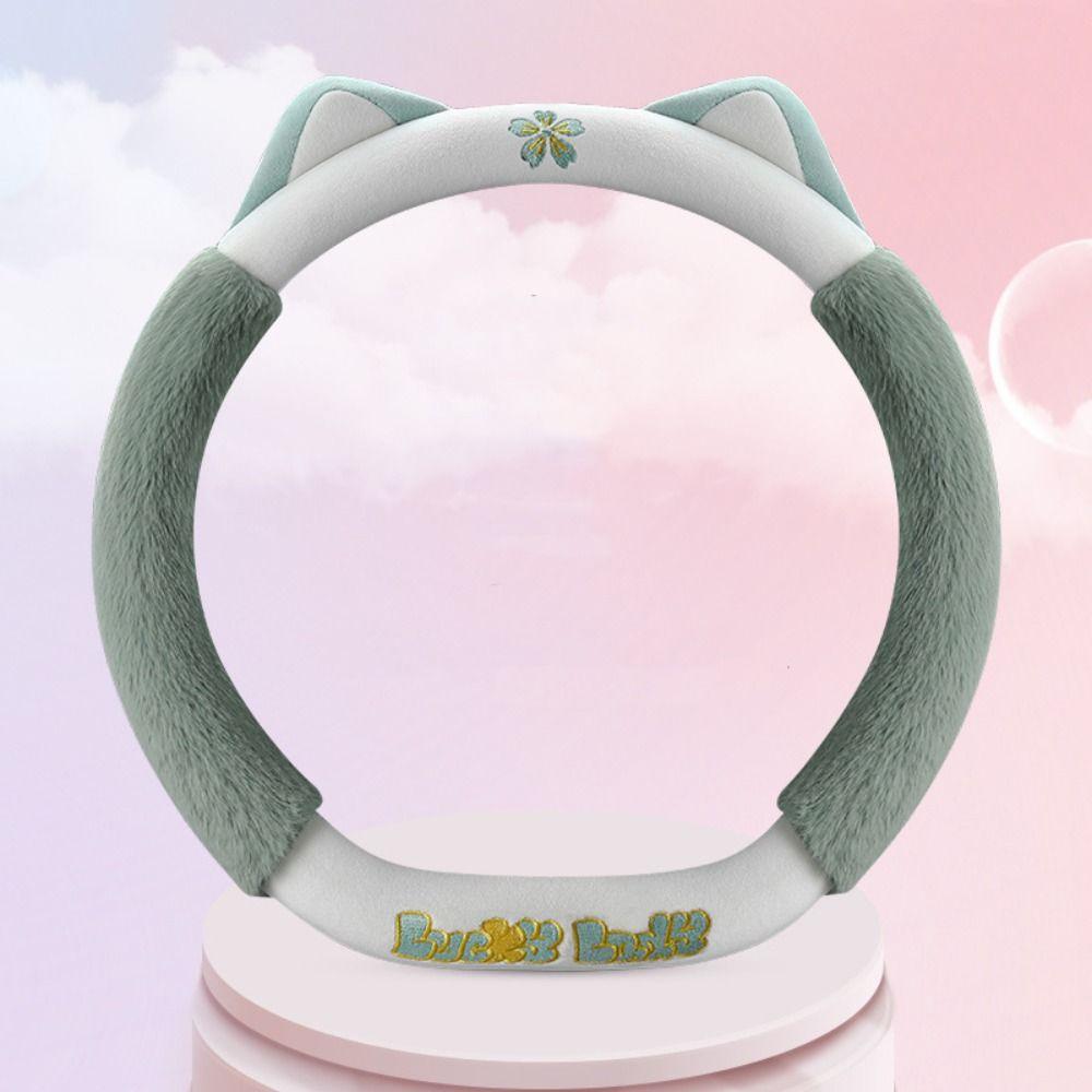 Cute Cat Steering Wheel Sleeve Steering Wheel Protector Cat Steering Wheel Cover Car Handle Cover