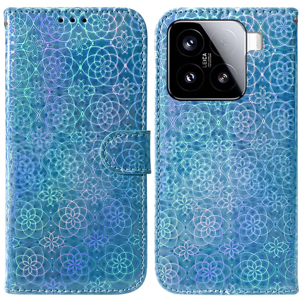 For Xiaomi 15 Stand Case Dazzling Flower Leather Phone Cover