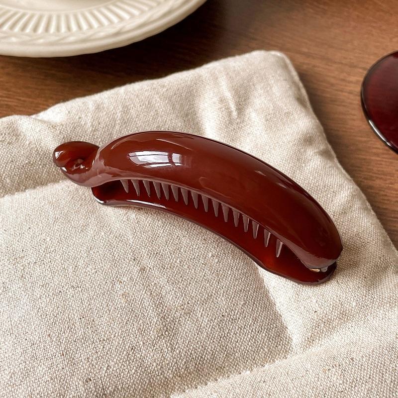 Желейный цвет Зажим-банан Заколка для волос Застежка для хвостика Держатели для хвостика Заколки Заколки для волос Женские Девичьи Заколки Аксессуары для волос