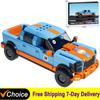 НОВЫЙ пикап F-150 строительные блоки городской грузовой грузовик модель MOC автомобиль кирпичи настольный дисплей дети DIY игрушки рождественские подарки