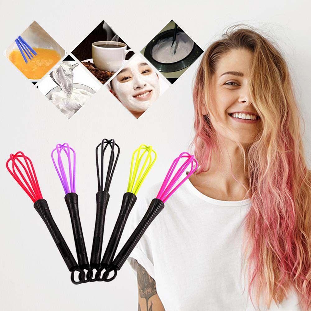 Plastic Barber Practical Hair Dyeing Brush Hair Color Mixer Dye Cream Whisk Stirrer Hair Tint Tools