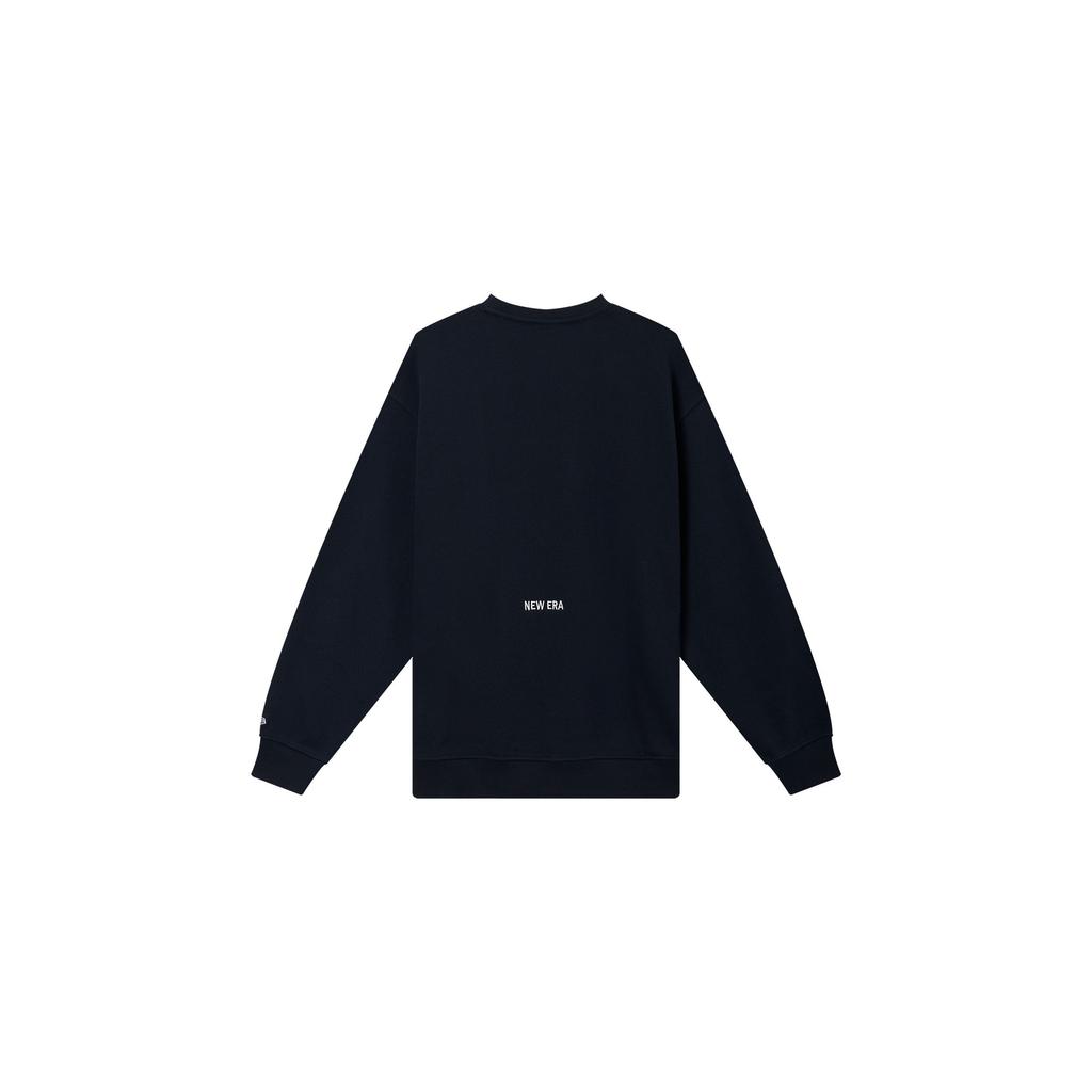 New Era FW25 Свитшот с вышитым логотипом и рифленой горловиной Американский свитшот Унисекс свитшот 14858060